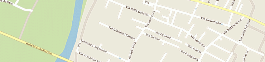 Mappa della impresa trace snc di pazzaglia gianfranco e c a BOLOGNA