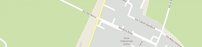 Mappa della impresa centro computer spa a CENTO