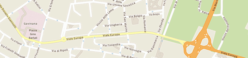 Mappa della impresa viale europa srl a FIRENZE
