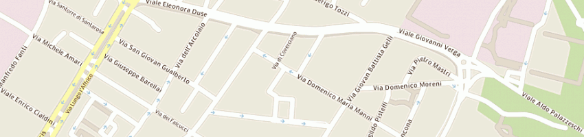 Mappa della impresa benevieri mario a FIRENZE