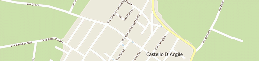 Mappa della impresa movimento cristiano lavoratori circolo di castello d argile a CASTELLO D ARGILE
