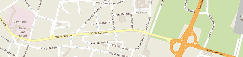 Mappa della impresa playground di roggi m e c sas a FIRENZE