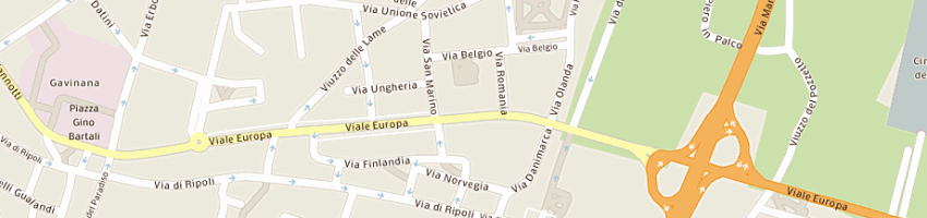Mappa della impresa doppio gioielli snc a FIRENZE