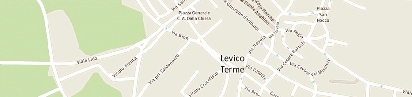 Mappa della impresa vettorazzi alessandro e c snc a LEVICO TERME