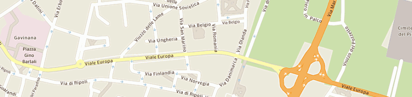 Mappa della impresa farmacia comunale n 10 a FIRENZE