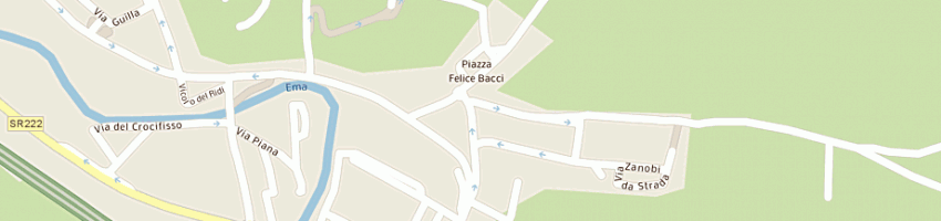 Mappa della impresa ciabatti ricevimenti a FIRENZE