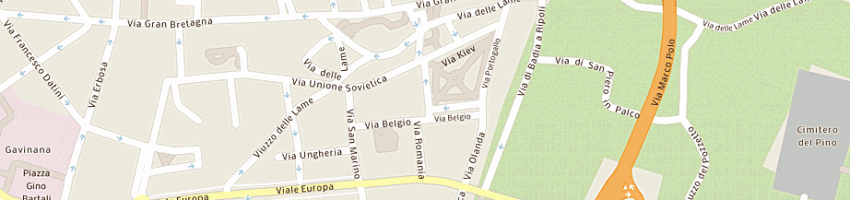 Mappa della impresa bini alessandro a FIRENZE