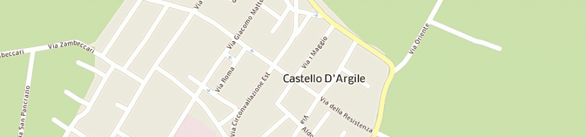 Mappa della impresa bovina giancarlo a CASTELLO D ARGILE