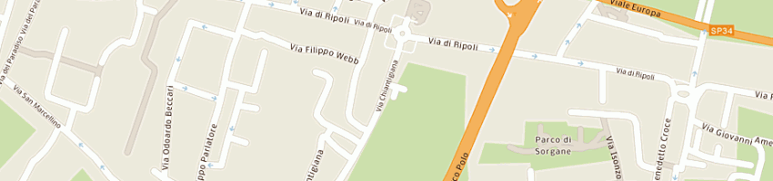 Mappa della impresa papini lorenzo a FIRENZE