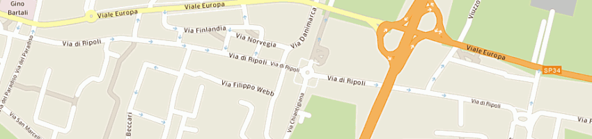Mappa della impresa benvenuti auto srl a FIRENZE