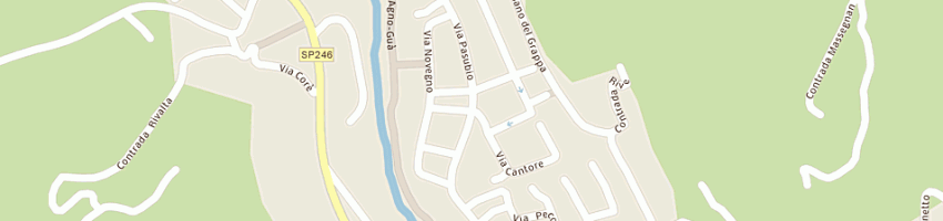 Mappa della impresa spallinificio lora snc a VALDAGNO