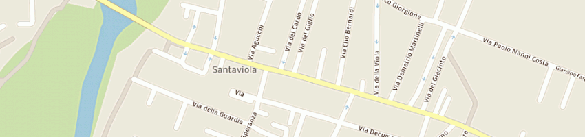 Mappa della impresa poluzzi di a benincasa e m poluzzi (snc) a BOLOGNA