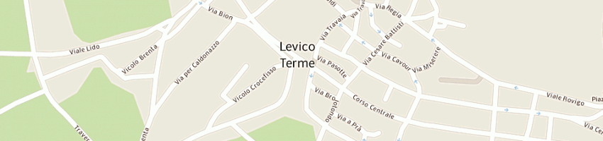 Mappa della impresa hotel sport a LEVICO TERME