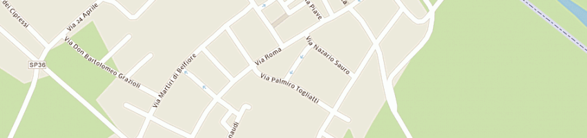 Mappa della impresa centro smichele di fornasa michele e c sas a SERMIDE