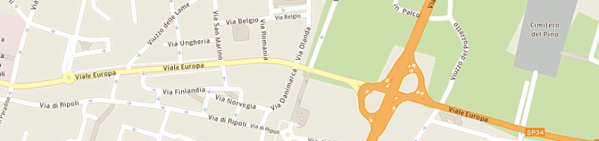 Mappa della impresa berni market (srl) a FIRENZE