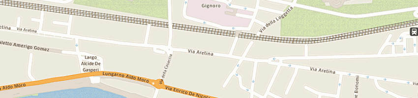 Mappa della impresa cad di vacca giovanni a FIRENZE