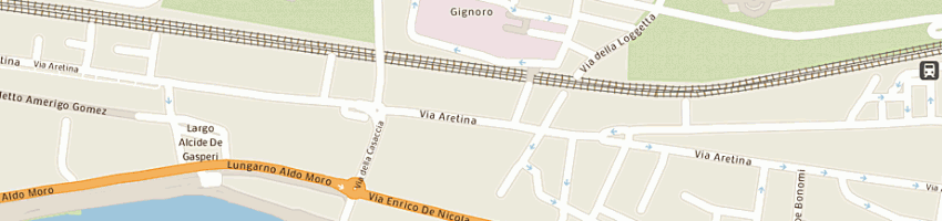 Mappa della impresa rossi rossano a FIRENZE