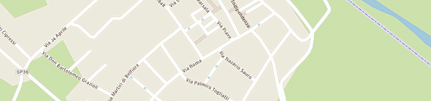 Mappa della impresa il faro snc di pavani assunta e c a SERMIDE