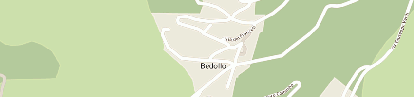 Mappa della impresa albergo costalta snc di casagranda aldo e c a BEDOLLO