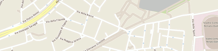Mappa della impresa guccini arredamenti srl a BOLOGNA