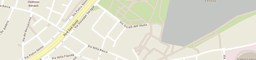 Mappa della impresa l e p di fasolo paolo e c sas a BOLOGNA