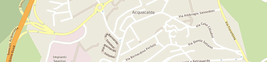 Mappa della impresa virga fabrizio a SIENA