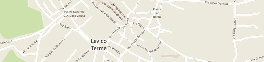 Mappa della impresa nadia premiazioni a LEVICO TERME