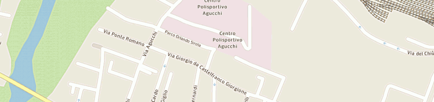 Mappa della impresa centro diurno patana 121-6 v agucchi a BOLOGNA