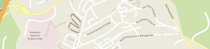 Mappa della impresa studio associato bianciardi - parigi geologia a SIENA