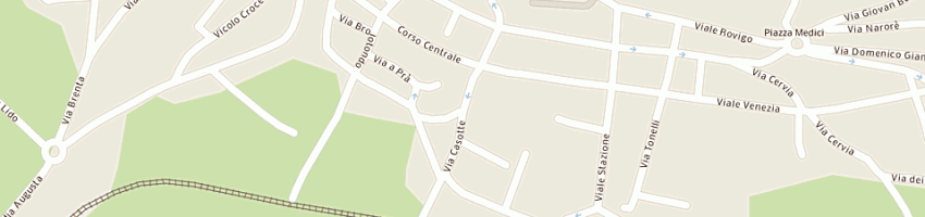 Mappa della impresa garollo giorgio a LEVICO TERME