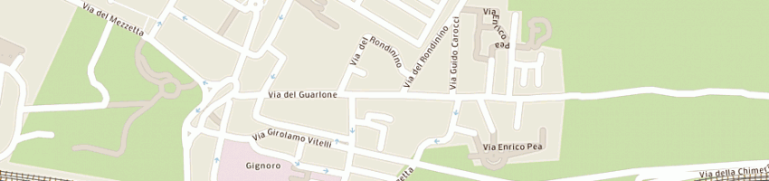 Mappa della impresa macellerie garuglieri sas di garuglieri andrea e c a FIRENZE