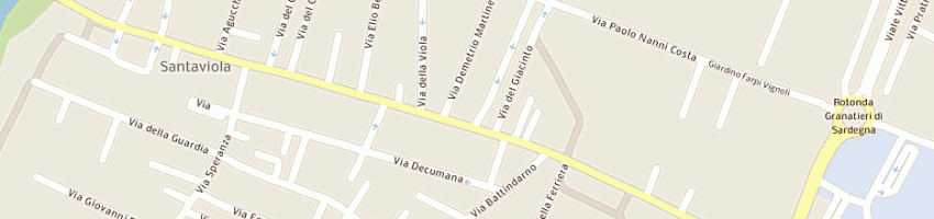 Mappa della impresa riccio francesco a BOLOGNA