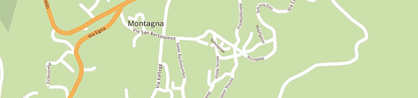 Mappa della impresa poste italiane spa a MONTAGNA