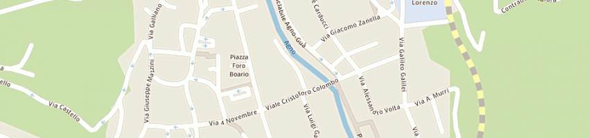 Mappa della impresa centro del colore di angelino luigi solda' e c (snc) a VALDAGNO