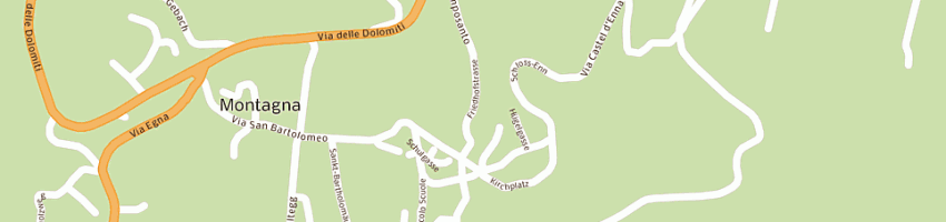 Mappa della impresa elektro walter (snc - ohg) a MONTAGNA