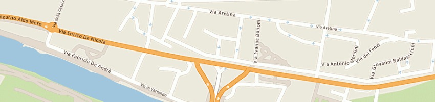 Mappa della impresa casini fabio a FIRENZE