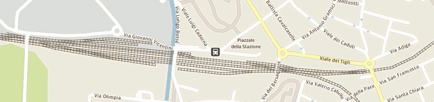 Mappa della impresa dopolavoro ferroviario a LEGNAGO