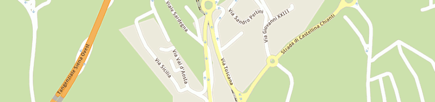 Mappa della impresa studio sampieri srl a MONTERIGGIONI