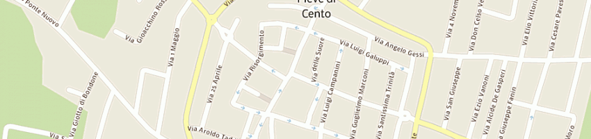 Mappa della impresa birreria dei liutai di passarini ascanio e passarini marcello sdf a PIEVE DI CENTO