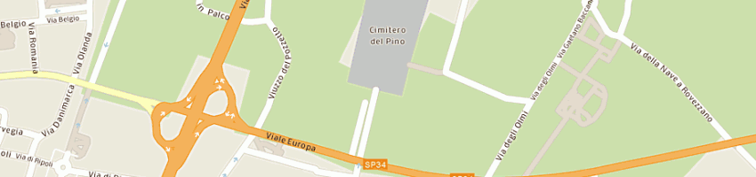 Mappa della impresa chiosco dei fiori di simonatti leonardo a FIRENZE