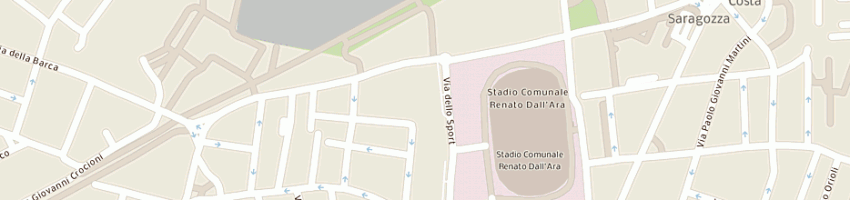 Mappa della impresa gde (sas) a BOLOGNA
