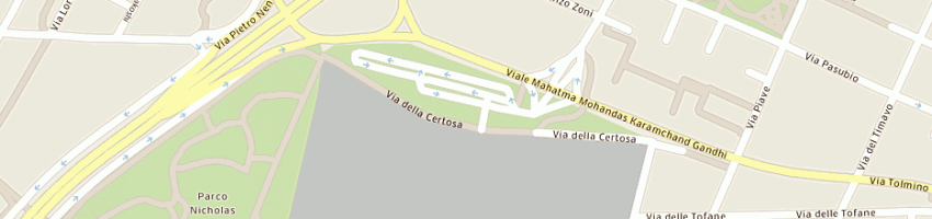Mappa della impresa i fiori di serena sas di serena dall'olio e c a BOLOGNA