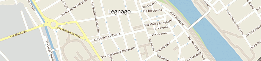 Mappa della impresa studio syntesis di poli carla e c (sas) a LEGNAGO