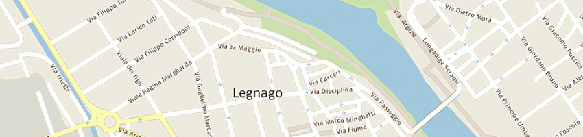 Mappa della impresa mazzocco maurizio e enrico snc a LEGNAGO