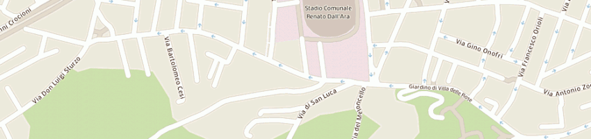 Mappa della impresa caffetteria san luca sas di della strada massimiliano e c a BOLOGNA