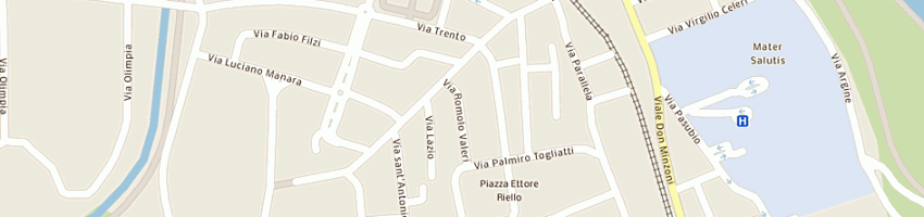 Mappa della impresa vicentini ghellere fabiana a LEGNAGO