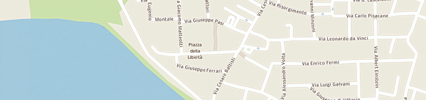 Mappa della impresa comune di ro centro comunale operativo di protezione civile a RO