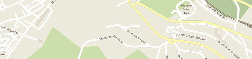 Mappa della impresa clinica veterinaria s prospero a SIENA