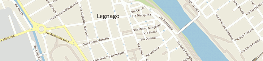 Mappa della impresa oreficeria bisi di signoretto laura a LEGNAGO