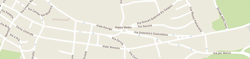 Mappa della impresa bar adriano sas di avancini loris e c a LEVICO TERME